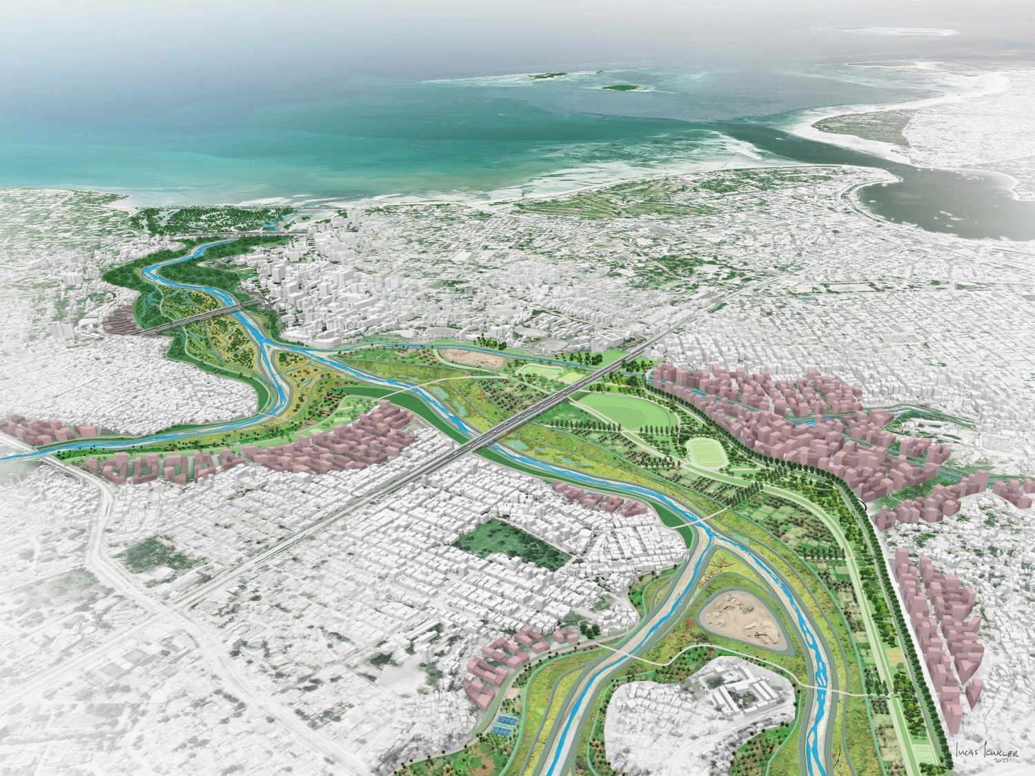 The Lower Msimbazi river area envisioned as the green lungs of the city